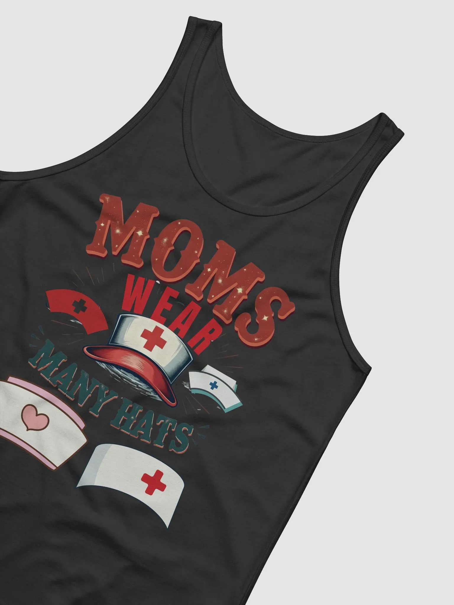 Moms Wear Many Hats Tank product image (25)