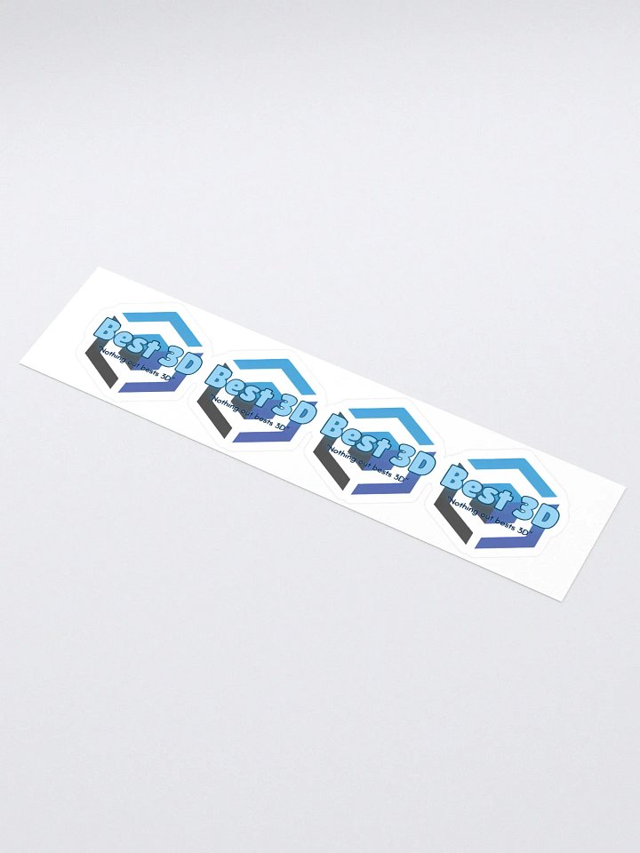 Best 3D Kiss Cut Stickers (Set of 4) product image (1)