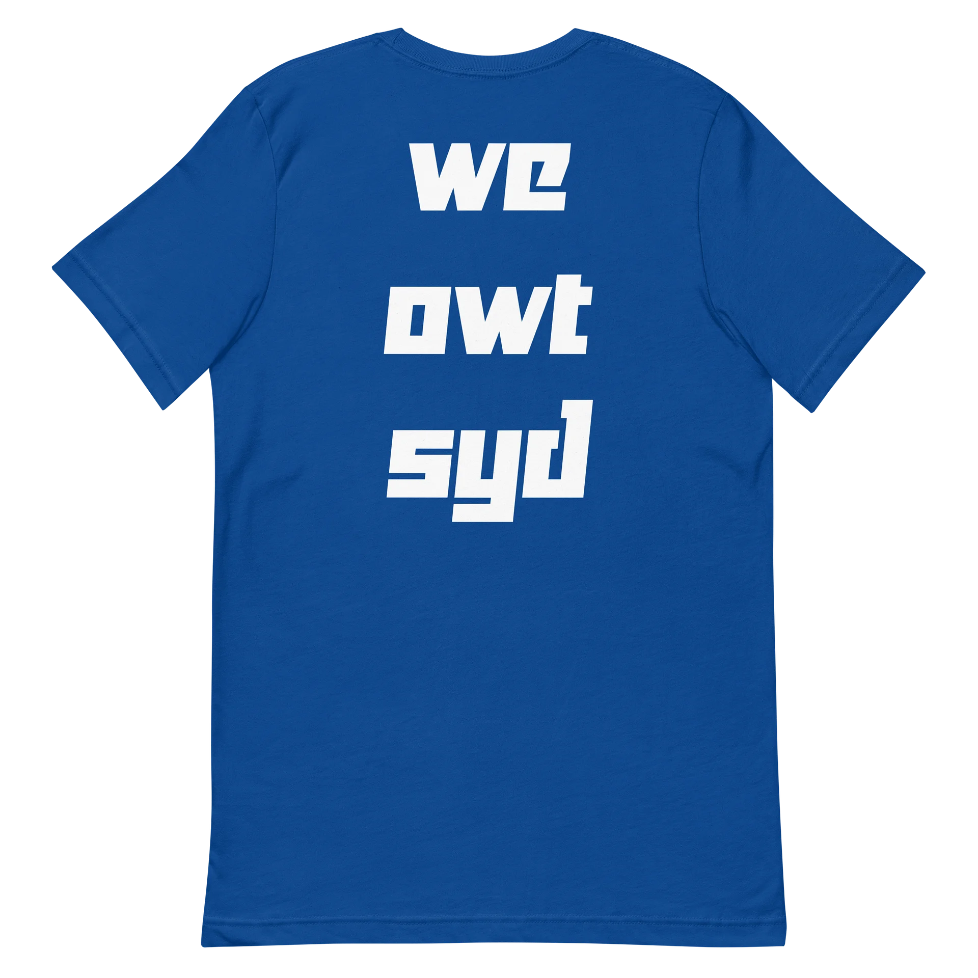 WeOwtsyd Premium T-Shirt - Chest Logo - Royal Blue product image (6)