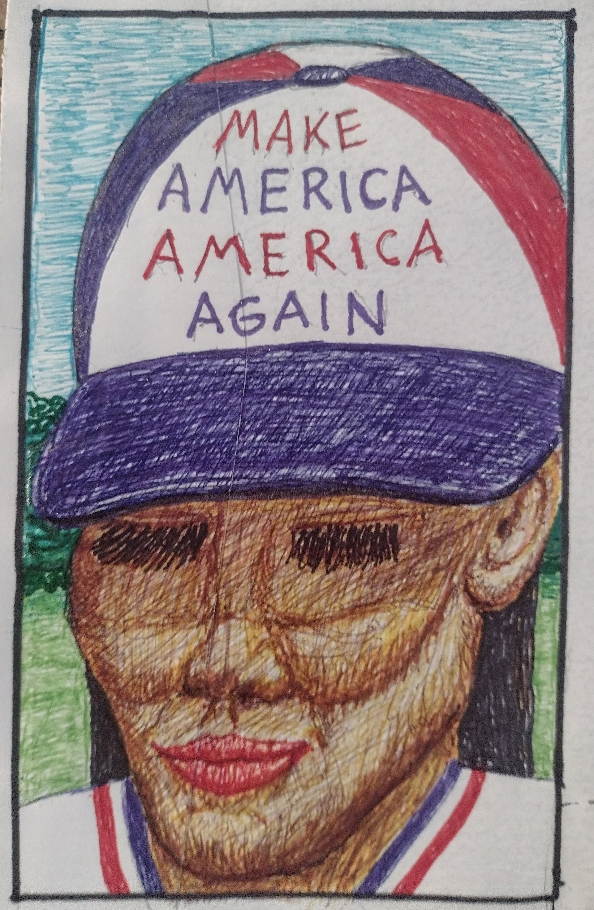Make America America Again Signed Fine Art Print product image (1)