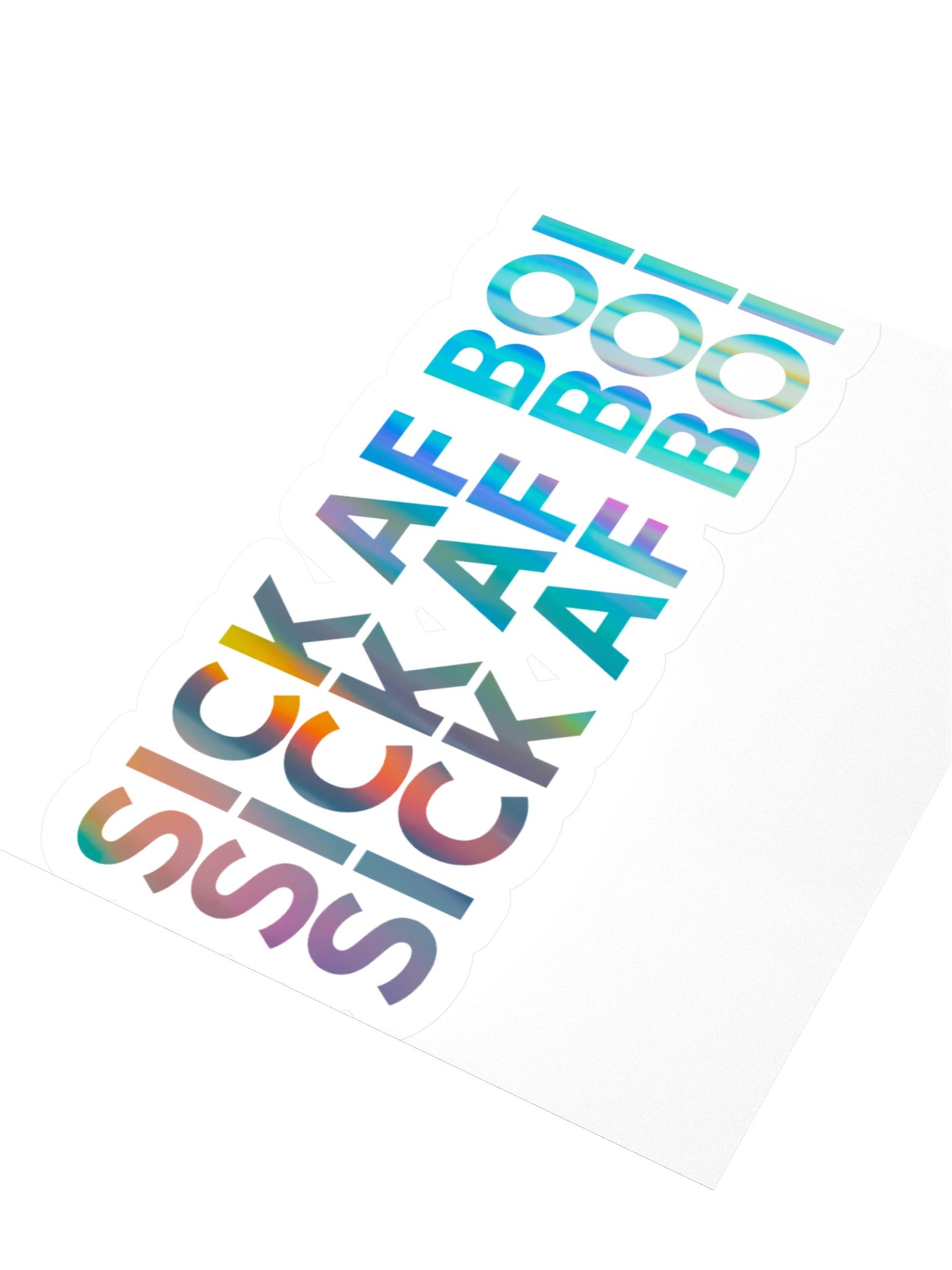 Sick AF Boi Stickers | Runesy Merch Collection | Kiss Cut Stickers product image (3)