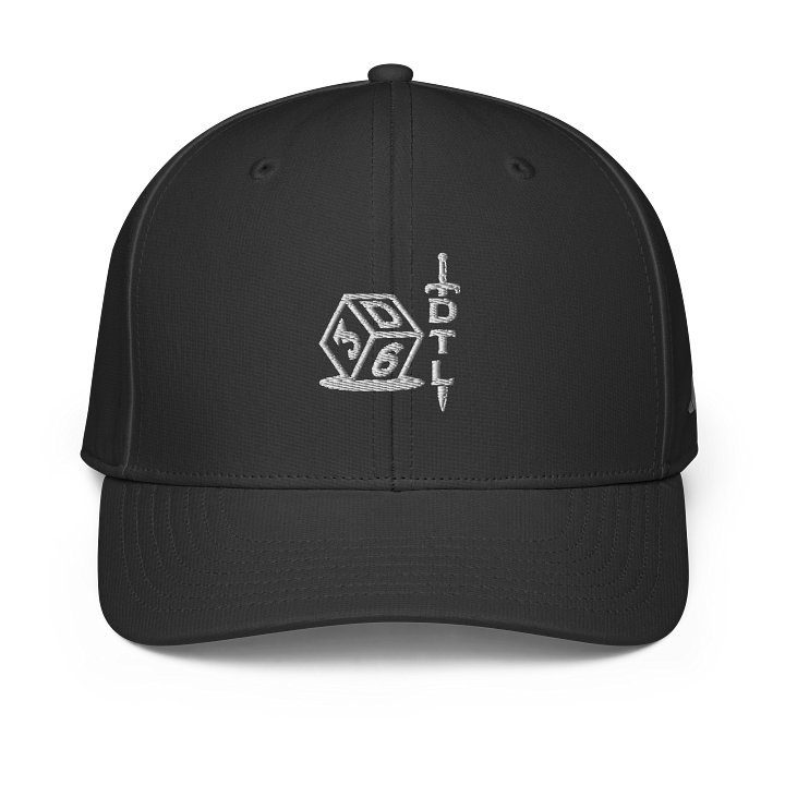 3d6 DTL Vertical Logo on Dark Performance Cap product image (1)