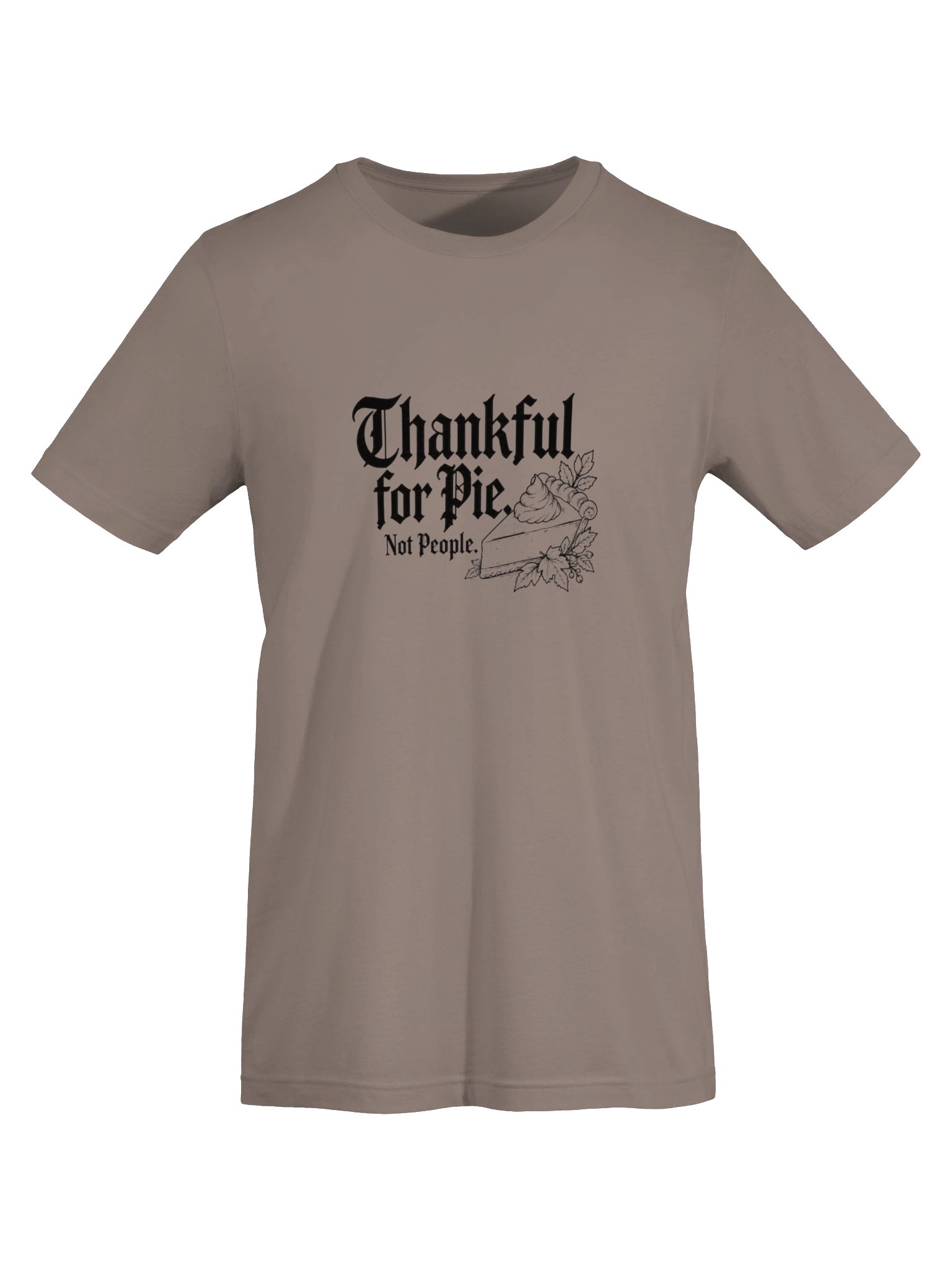 Thankful for Pie. Not People. | Funny Thanksgiving T-Shirt product image (62)