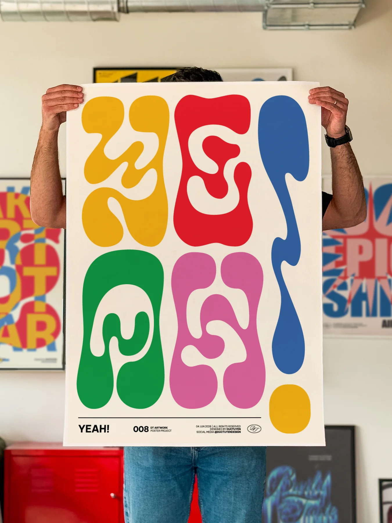 "YEAH!" Print Poster (Unframe) product image (29)