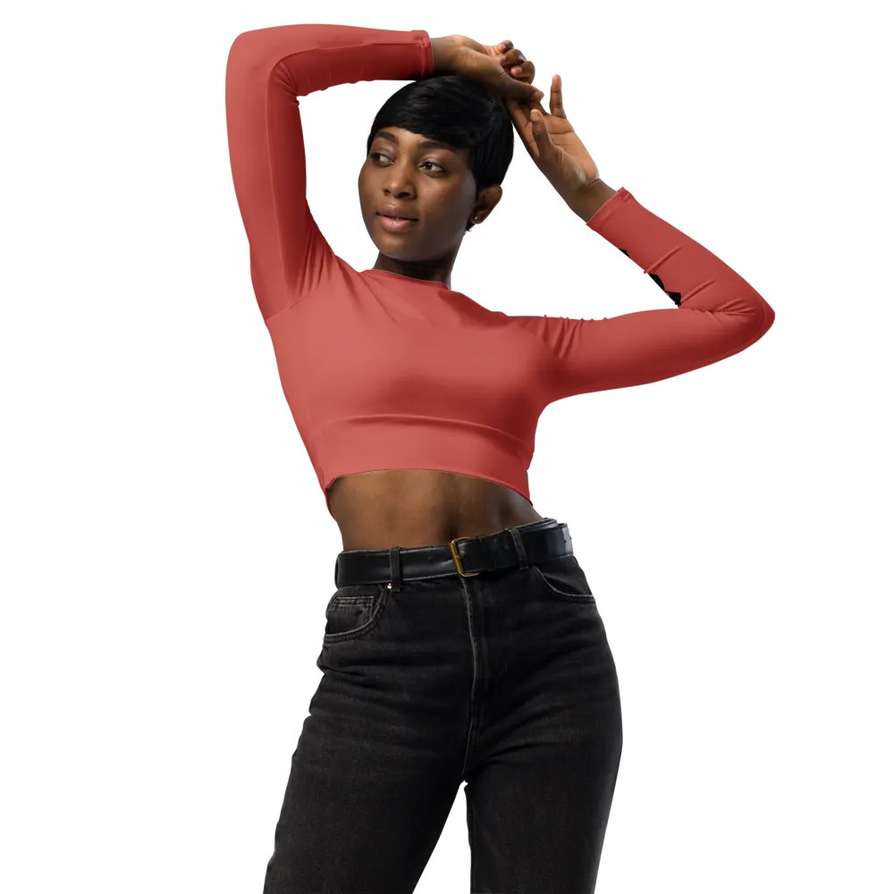 Aries Eco-Chic Long Sleeve Crop Top product image (3)