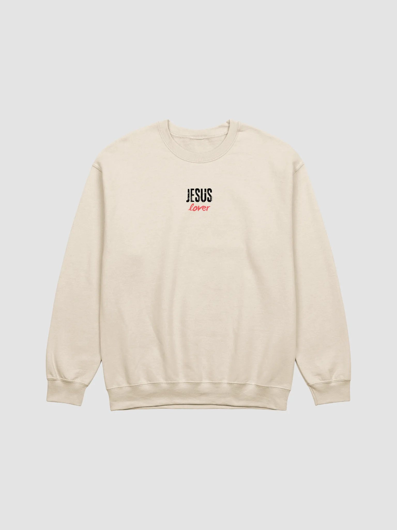 Jesus lover ( Long -Sleeve )Crew Neck product image (6)
