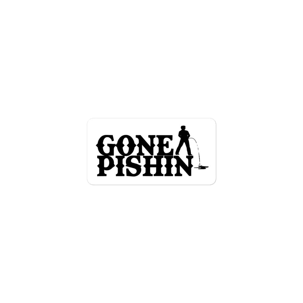 Gone Pishin Magnet (White) product image (1)
