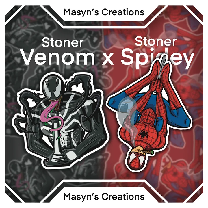 Stoner Venom x Spidey Sticker Pack product image (1)