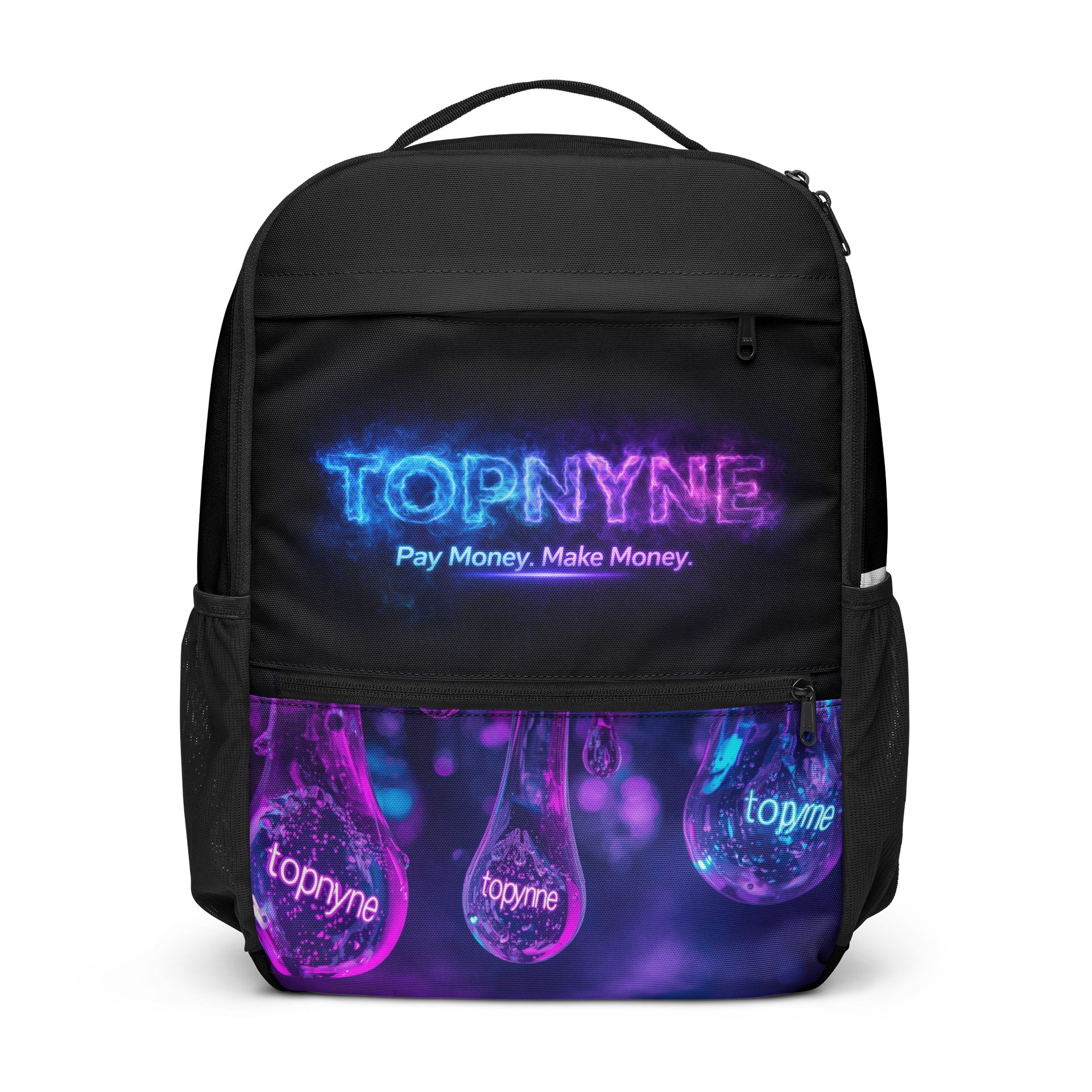 TOPNYNE Neon Droplet Utility Backpack product image (1)