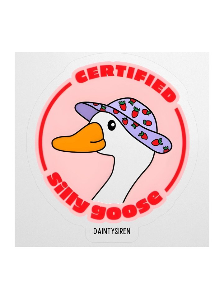 Certified Silly Goose Sticker product image (2)