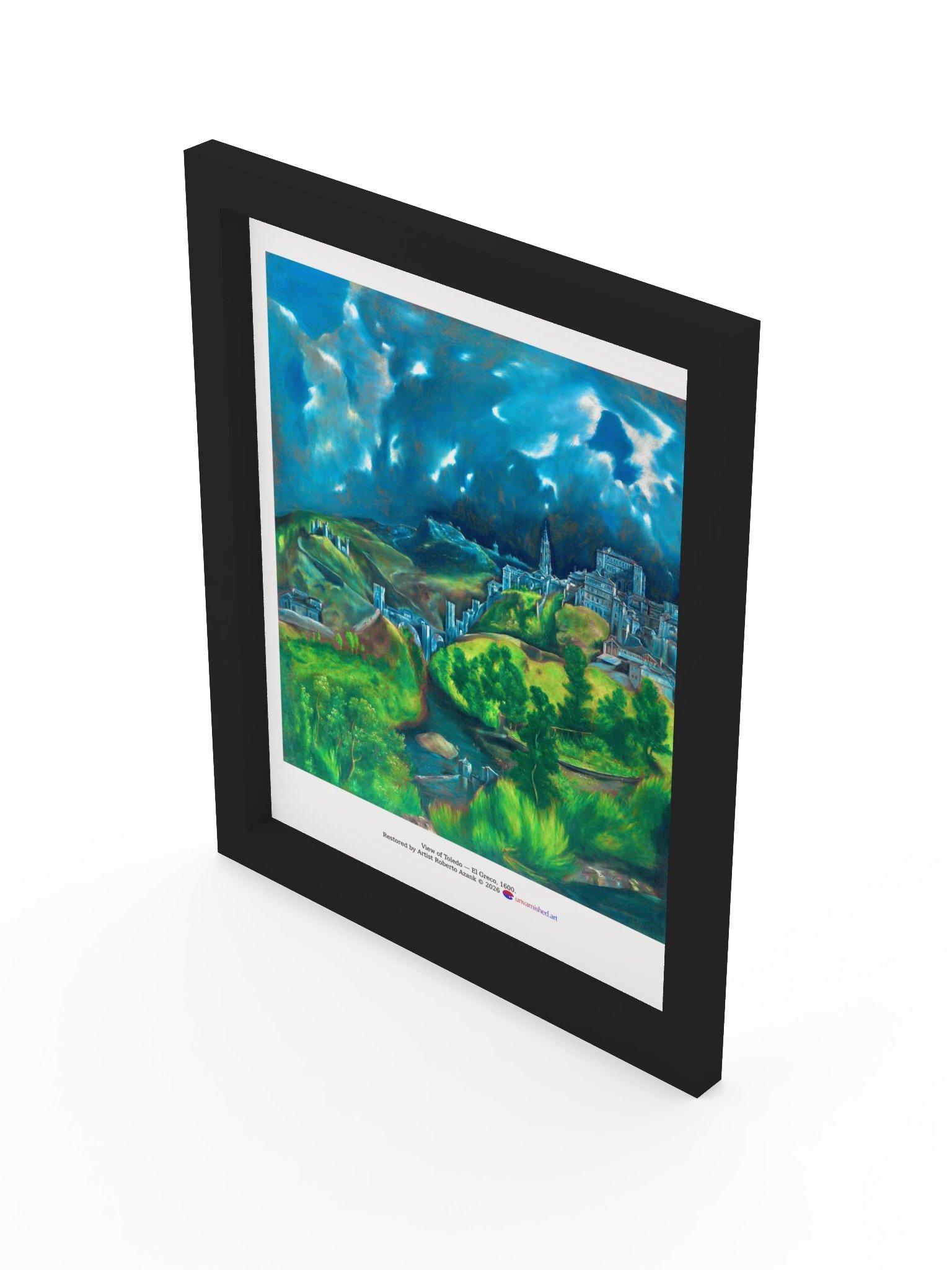 View of Toledo — Small Framed Matte Poster product image (3)
