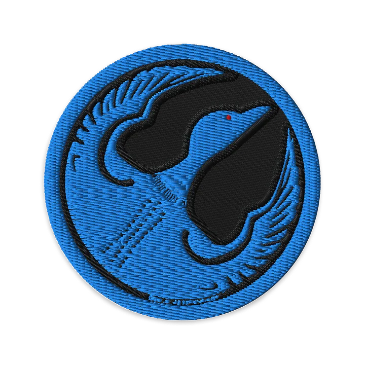 Rebel Loon Patch - Light Blue & Black product image (1)