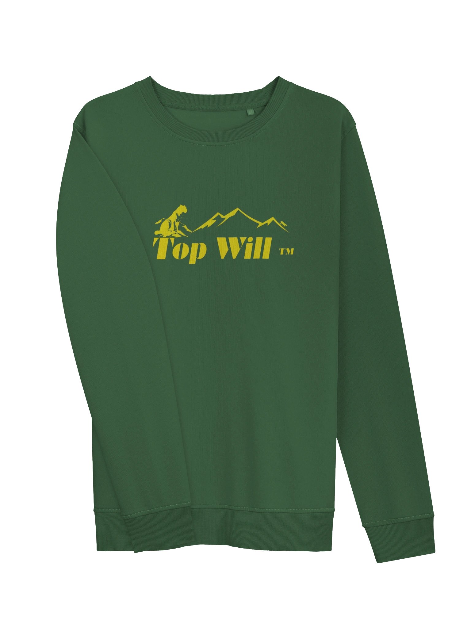 Unisex Green & Yellow Top Will ™ Sweater product image (3)