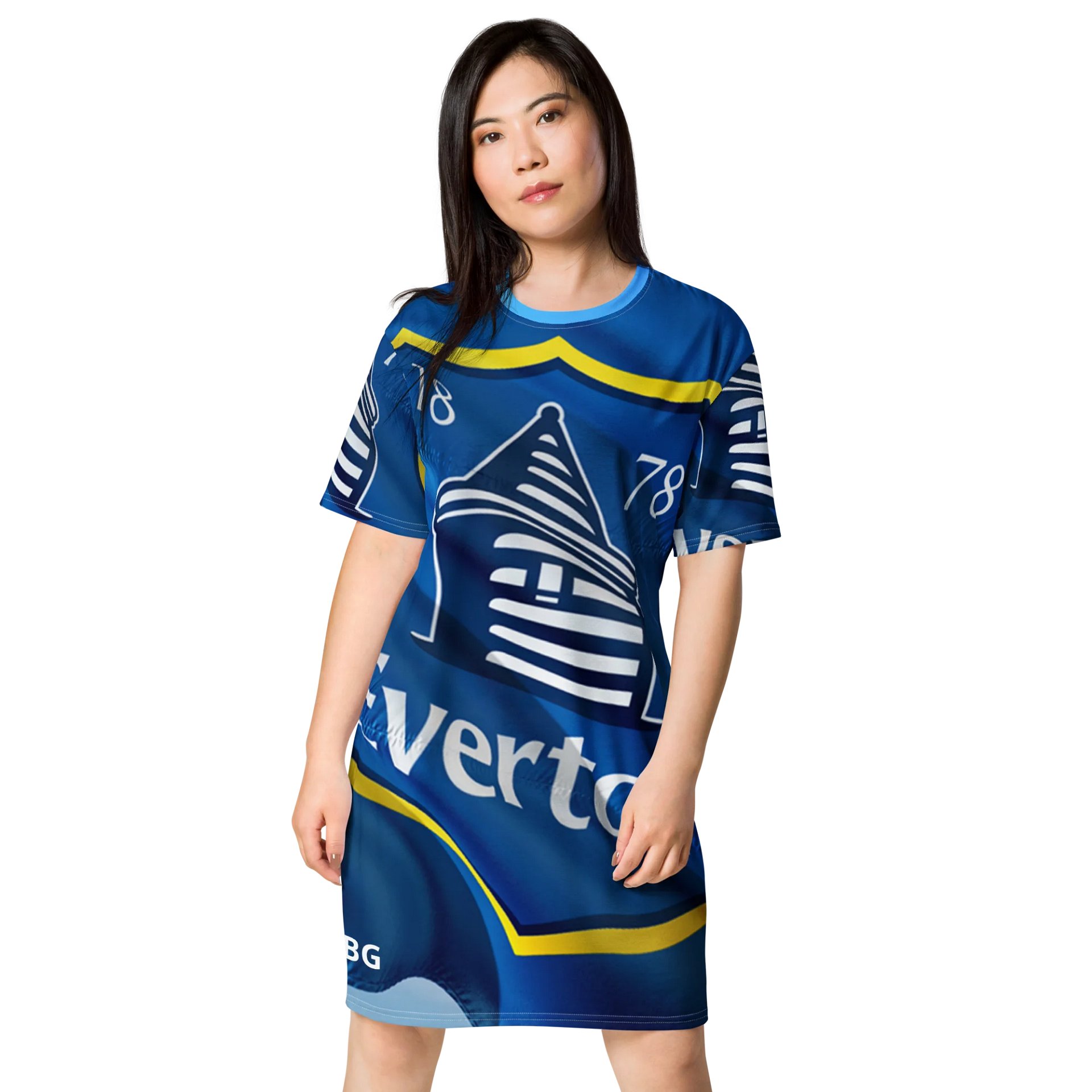 'The Spirit of Everton' All-Over T-Shirt Dress product image (1)