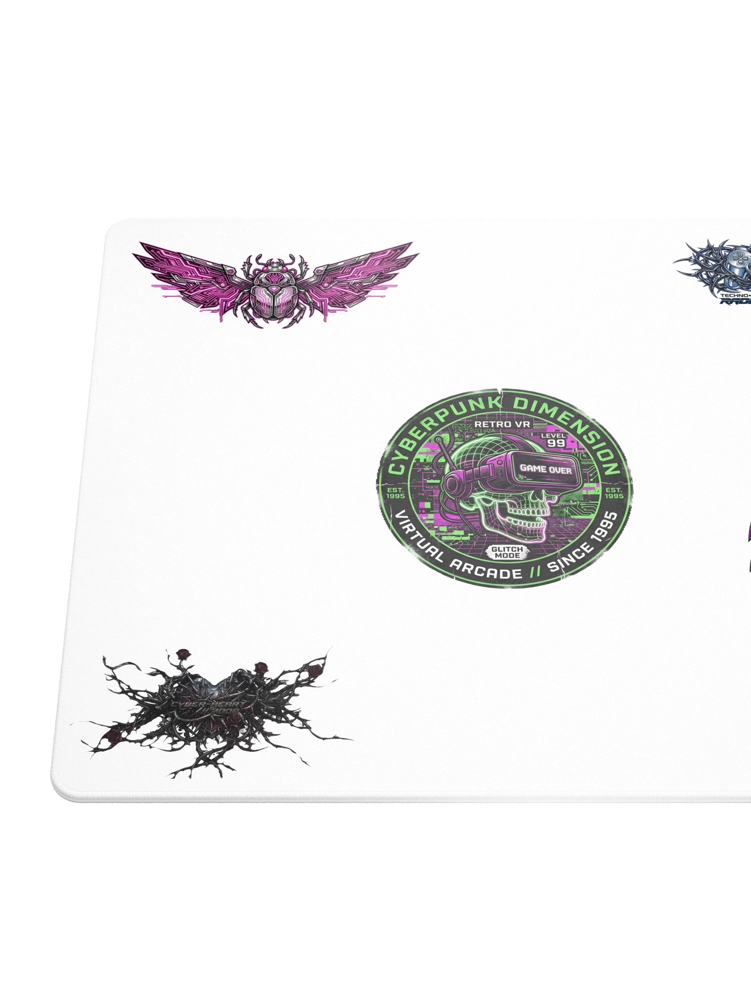 Cyberpunk Techno-Tribal Gaming Mouse Pad product image (4)