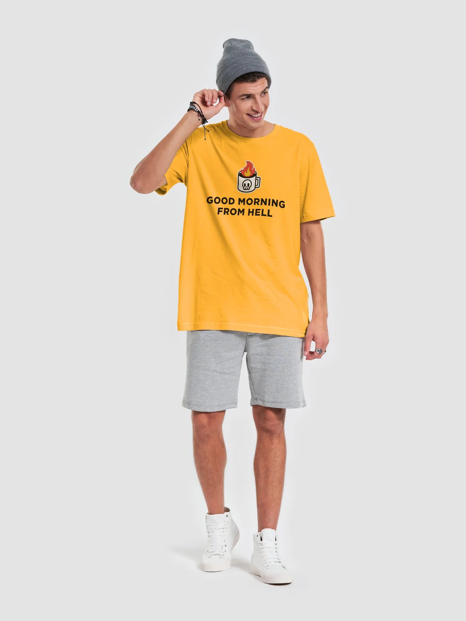 GMFH Podcast Logo T-Shirt (Black Text) product image (6)