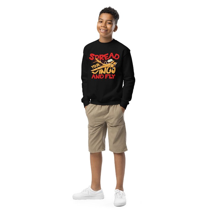 Vintage Airplane Adventure Youth Sweatshirt product image (3)