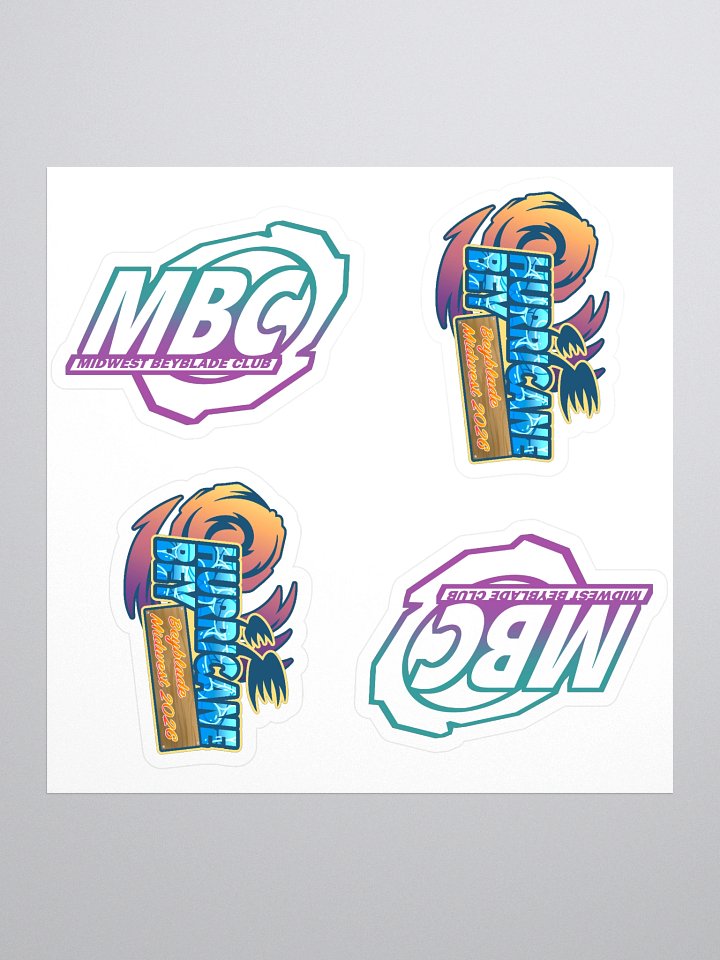 Midwest Beyblade Club 2026 Sticker Set product image (1)