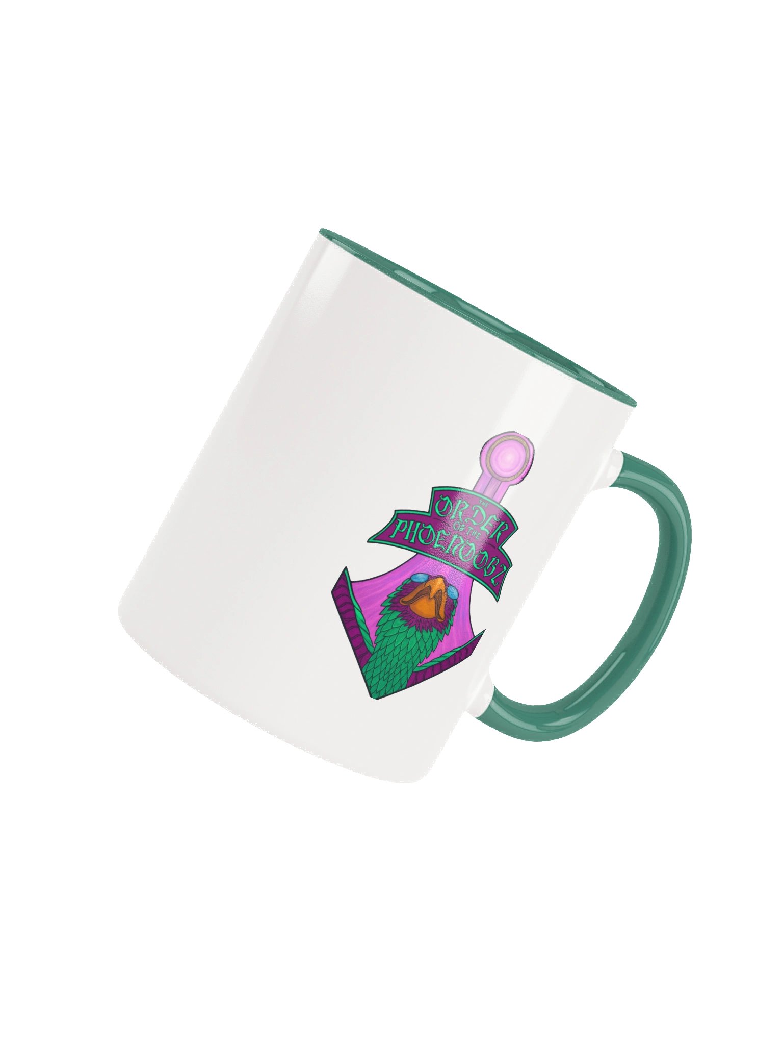 The Order of the Phoenoobz Team Ceramic Mug with Color Inside product image (16)