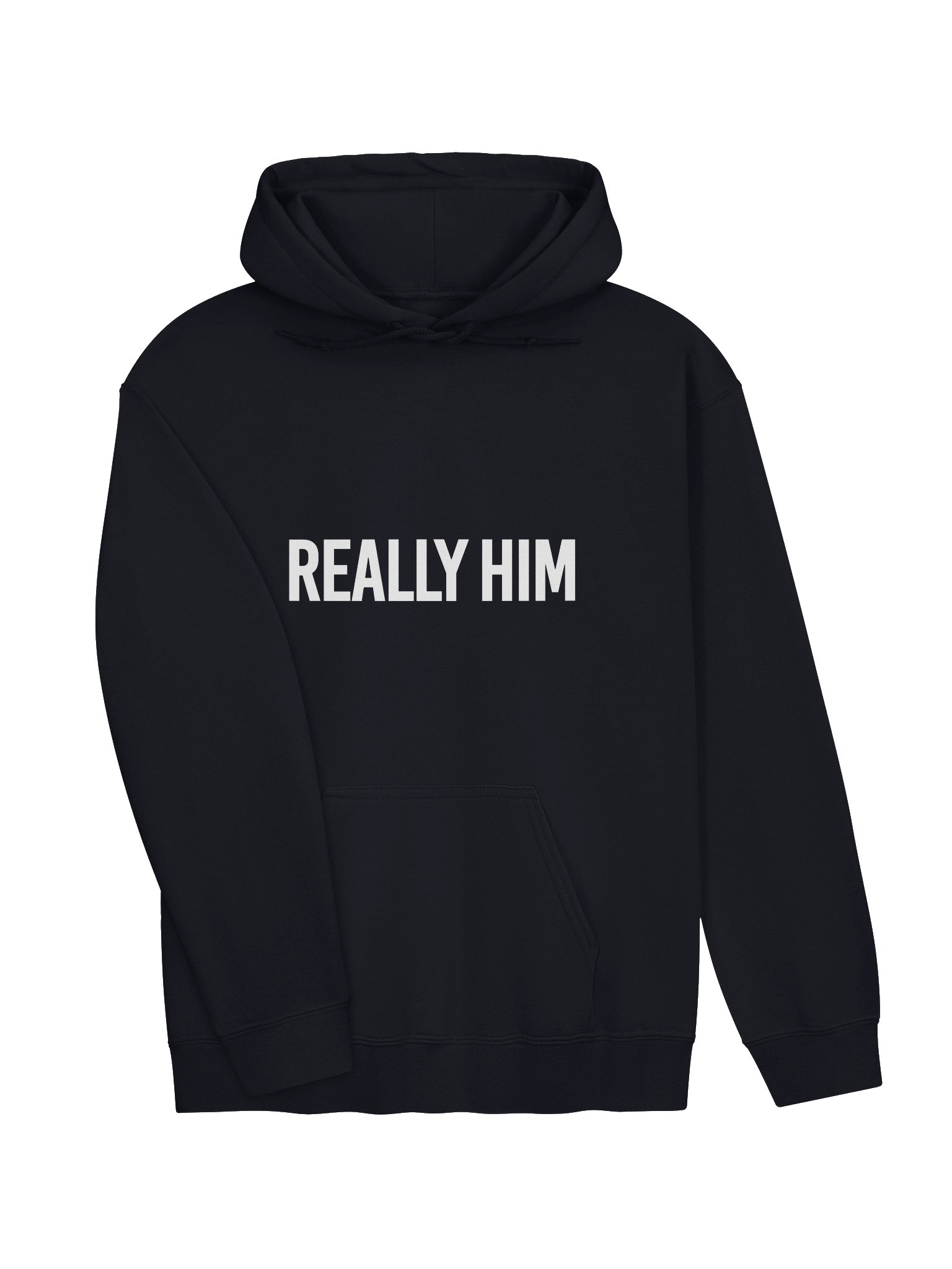 Really Him White Hoodie product image (3)