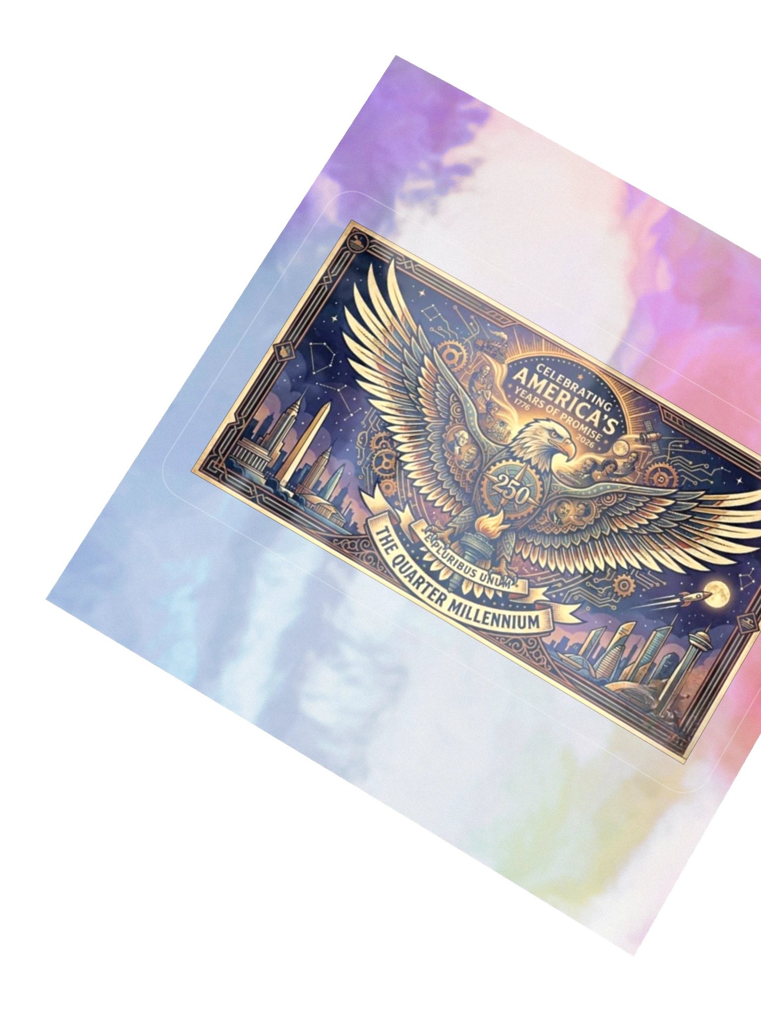 America's Quarter Millennium Holographic Sticker product image (2)