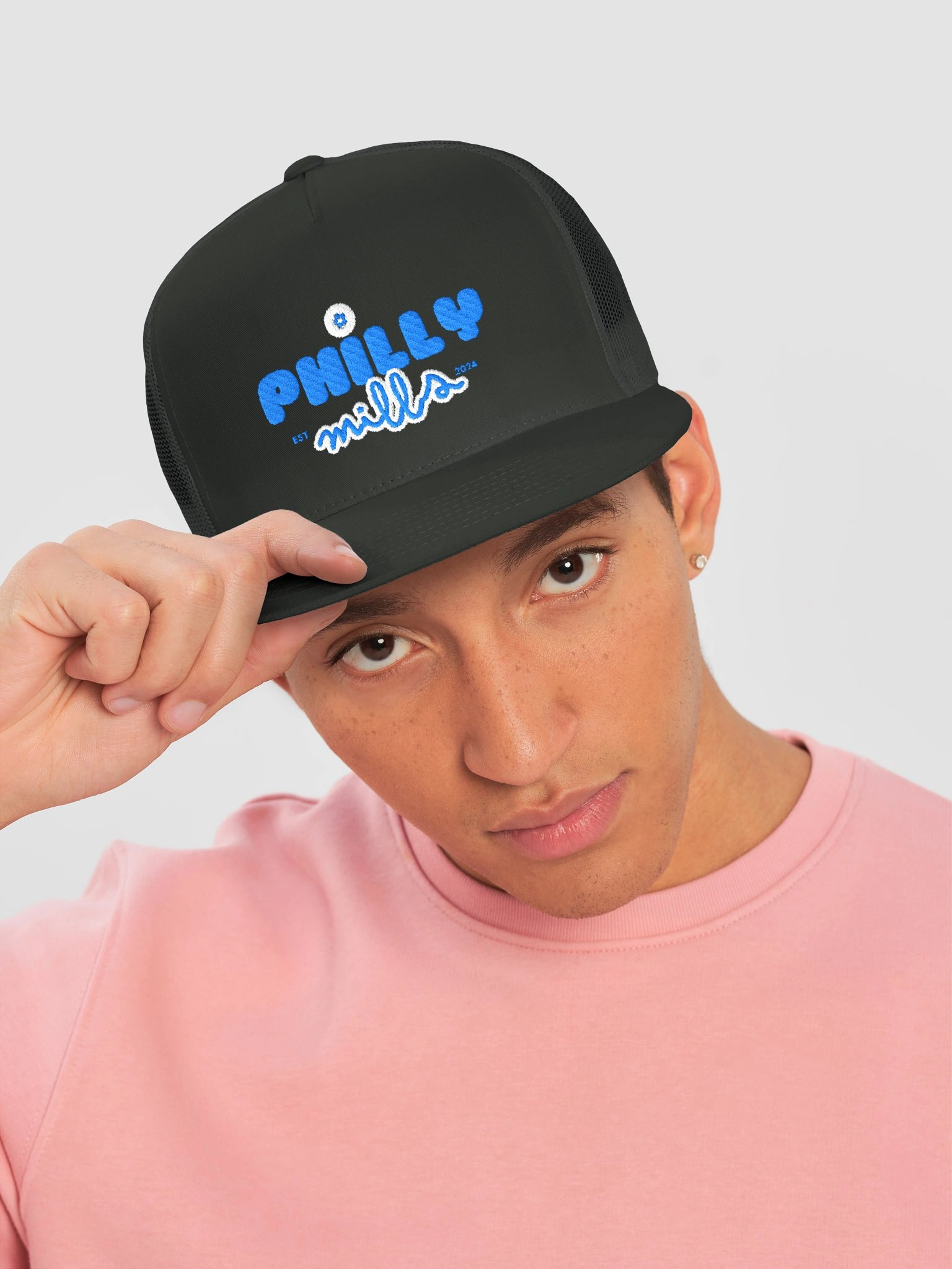 Philly Mills Bubble Logo Trucker Cap product image (39)
