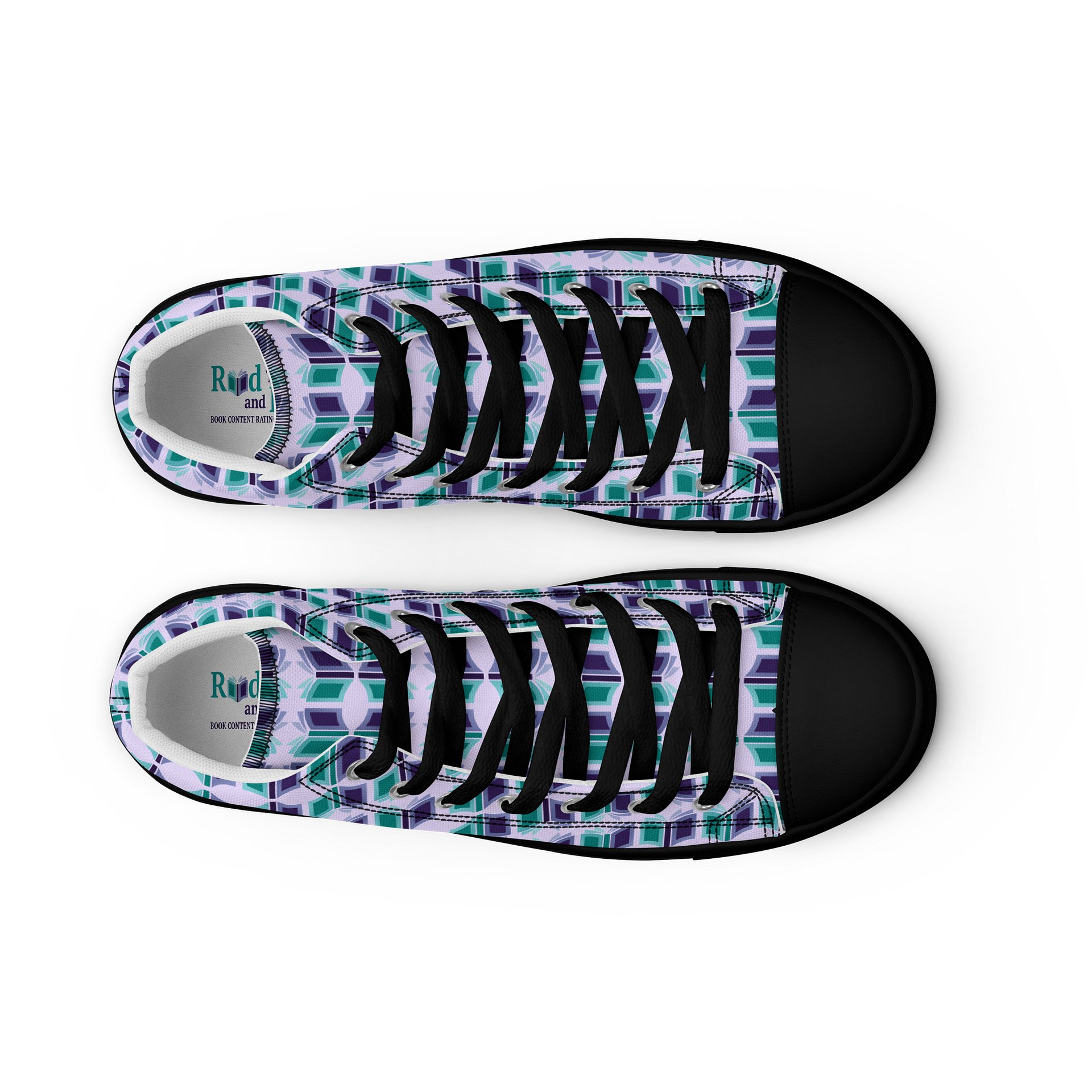 Women's Purple High Top Canvas Shoes + One-Time Contribution product image (9)
