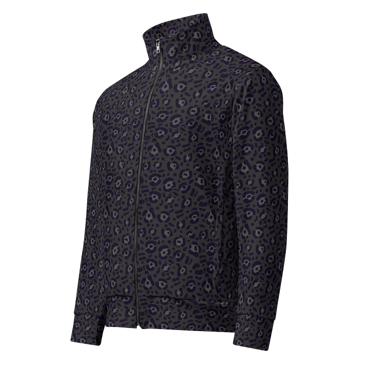 Stylish Track Jacket with Bold Black Leopard Print product image (1)