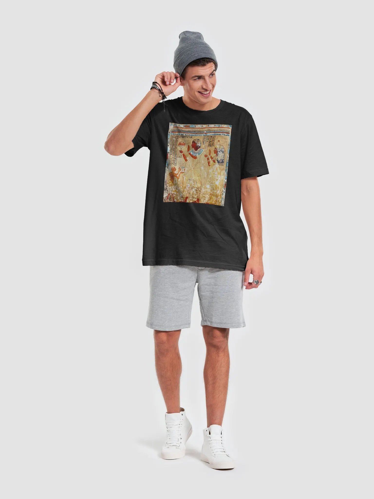 Neferhotep and Wife Ancient Egypt Art Unisex T-Shirt product image (6)
