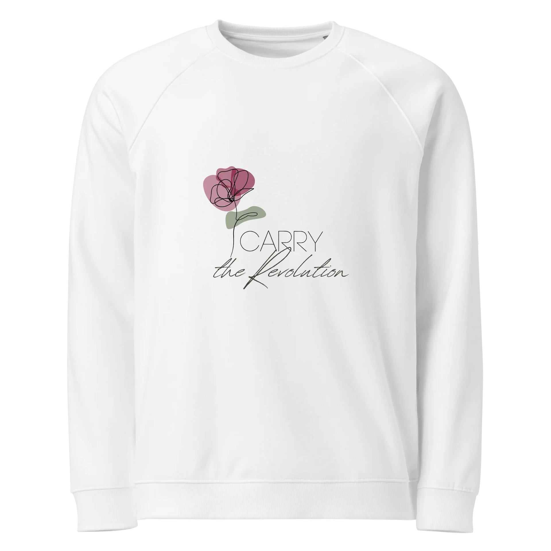 Women's Organic Raglan Sweatshirt ORFB0142 product image (1)