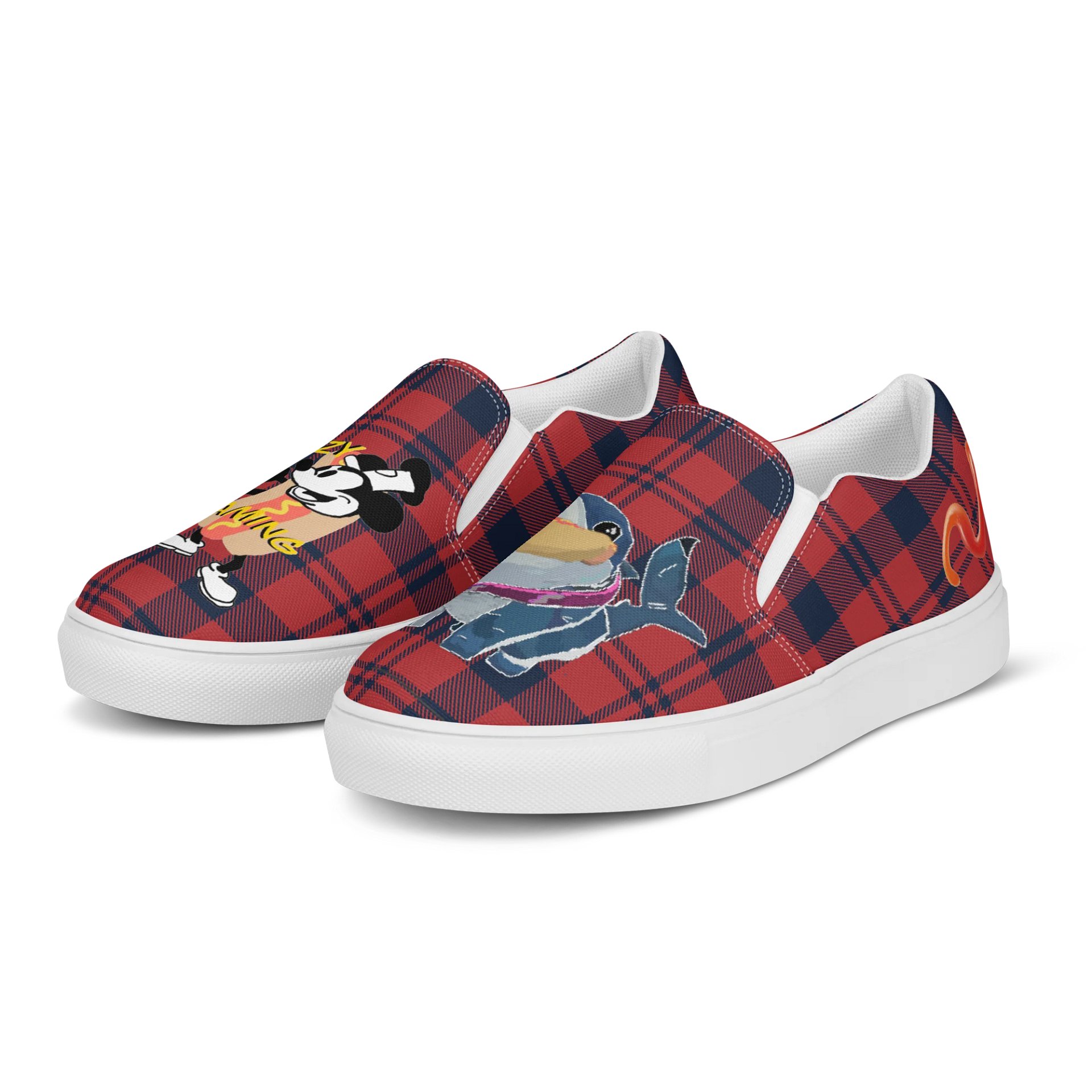 Captain Glizzy Plaid Slip-Ons product image (3)