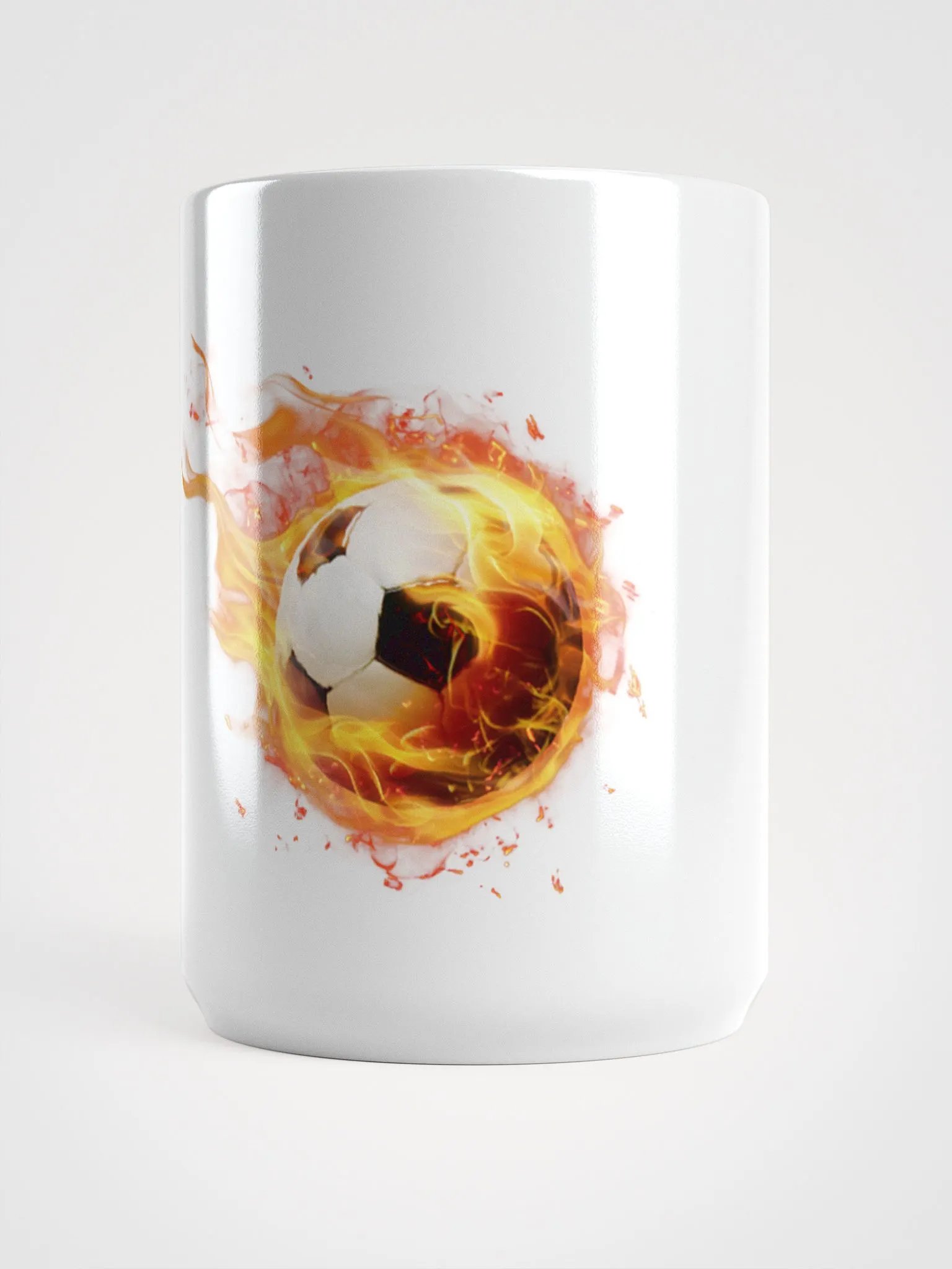 Flaming Soccer Power Mug product image (5)