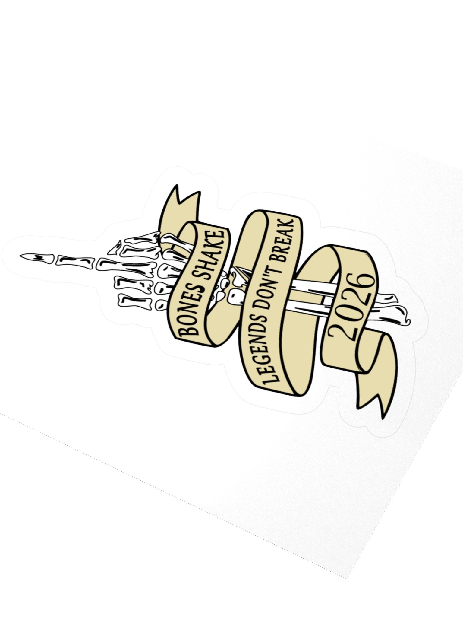💀 The "Bones Shake, Legends Don't Break" badge of HONOR product image (5)