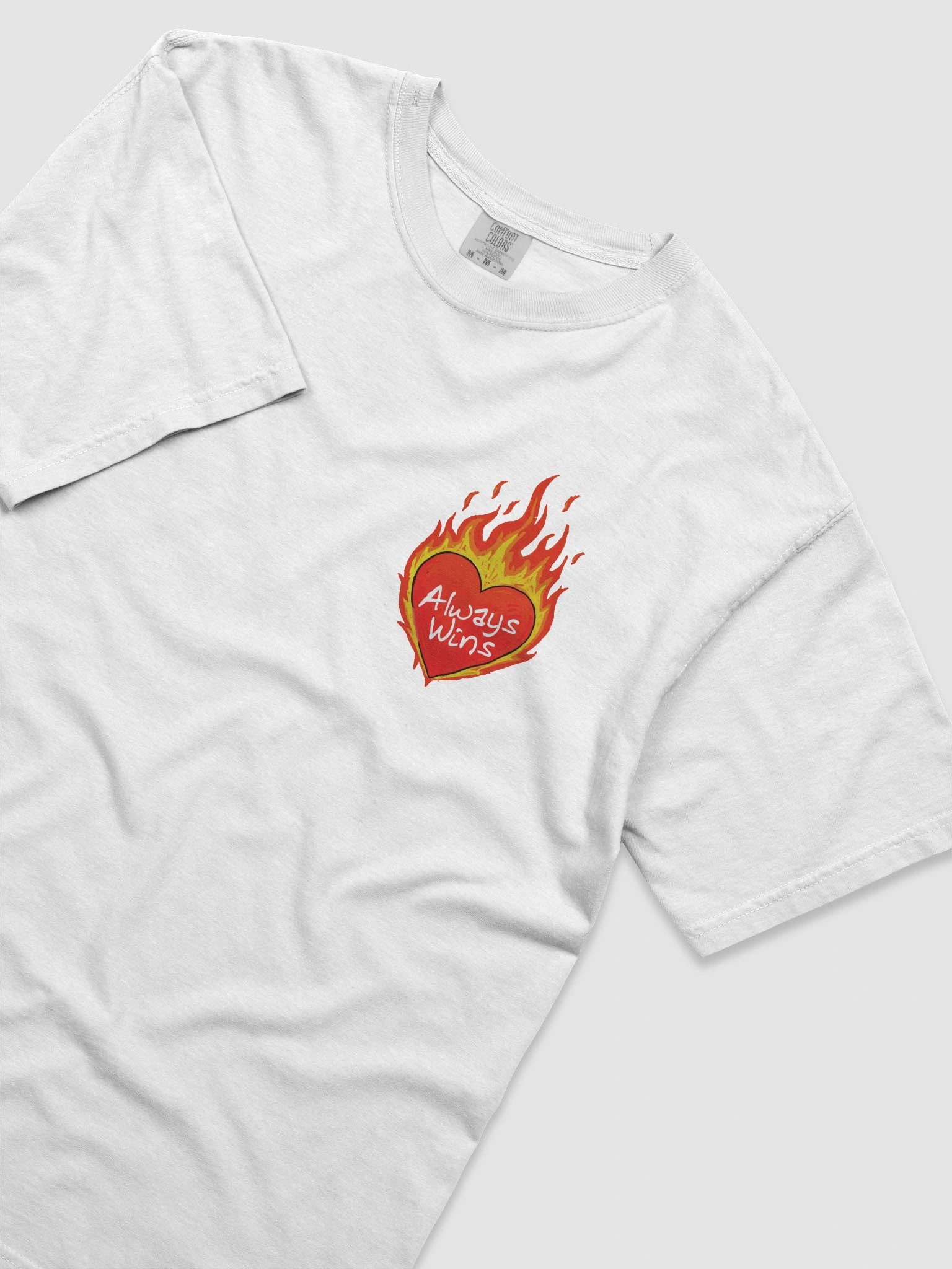 Love Always Wins Heavyweight Tee White product image (5)