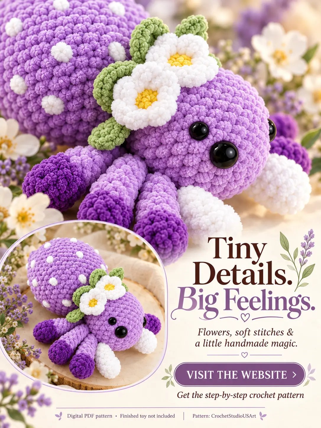 Berry Sweet Spider Crochet Pattern product image (3)