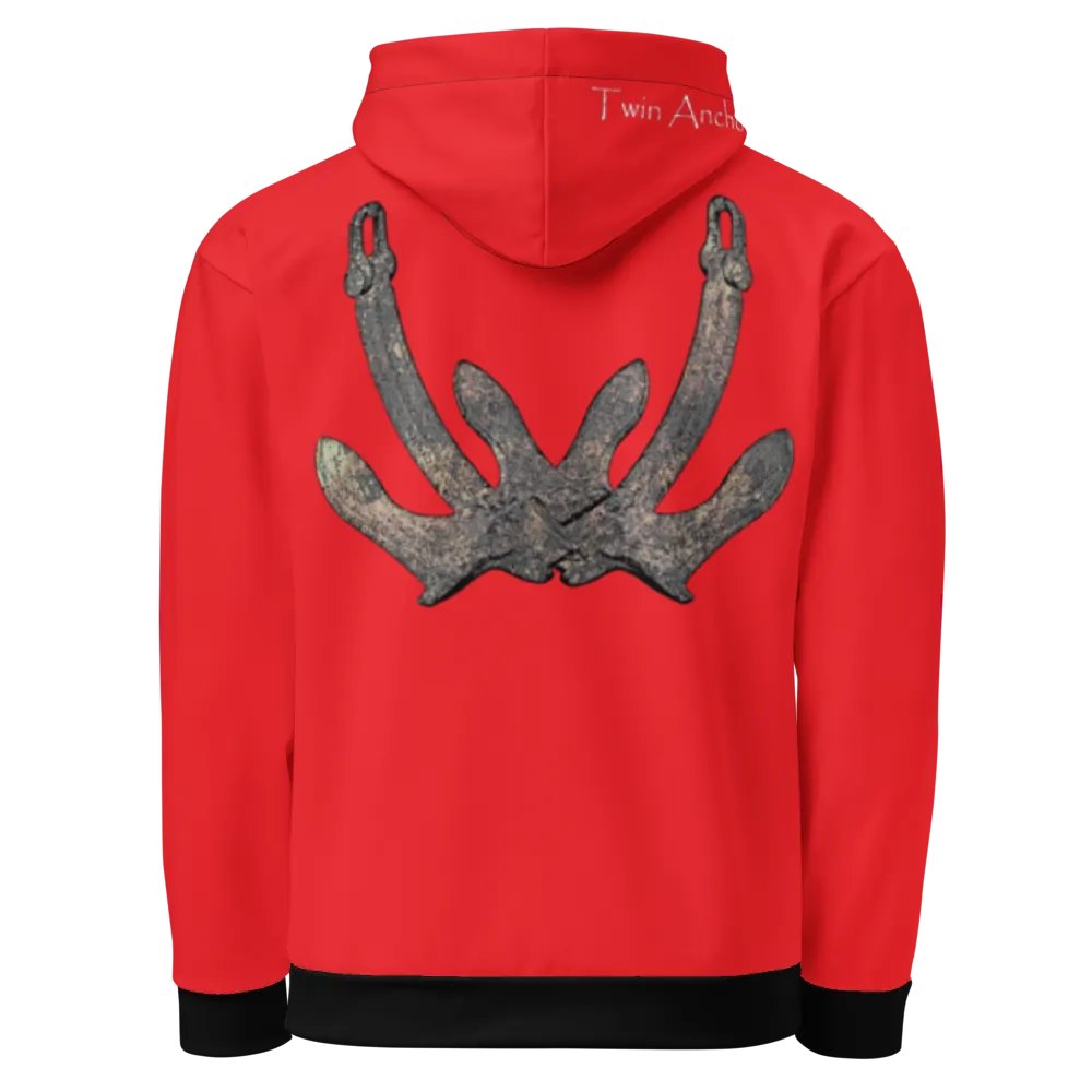 2 Anchor (Red) – Performance Marine Wear | Twin Anchor Apparel North Current Line product image (1)