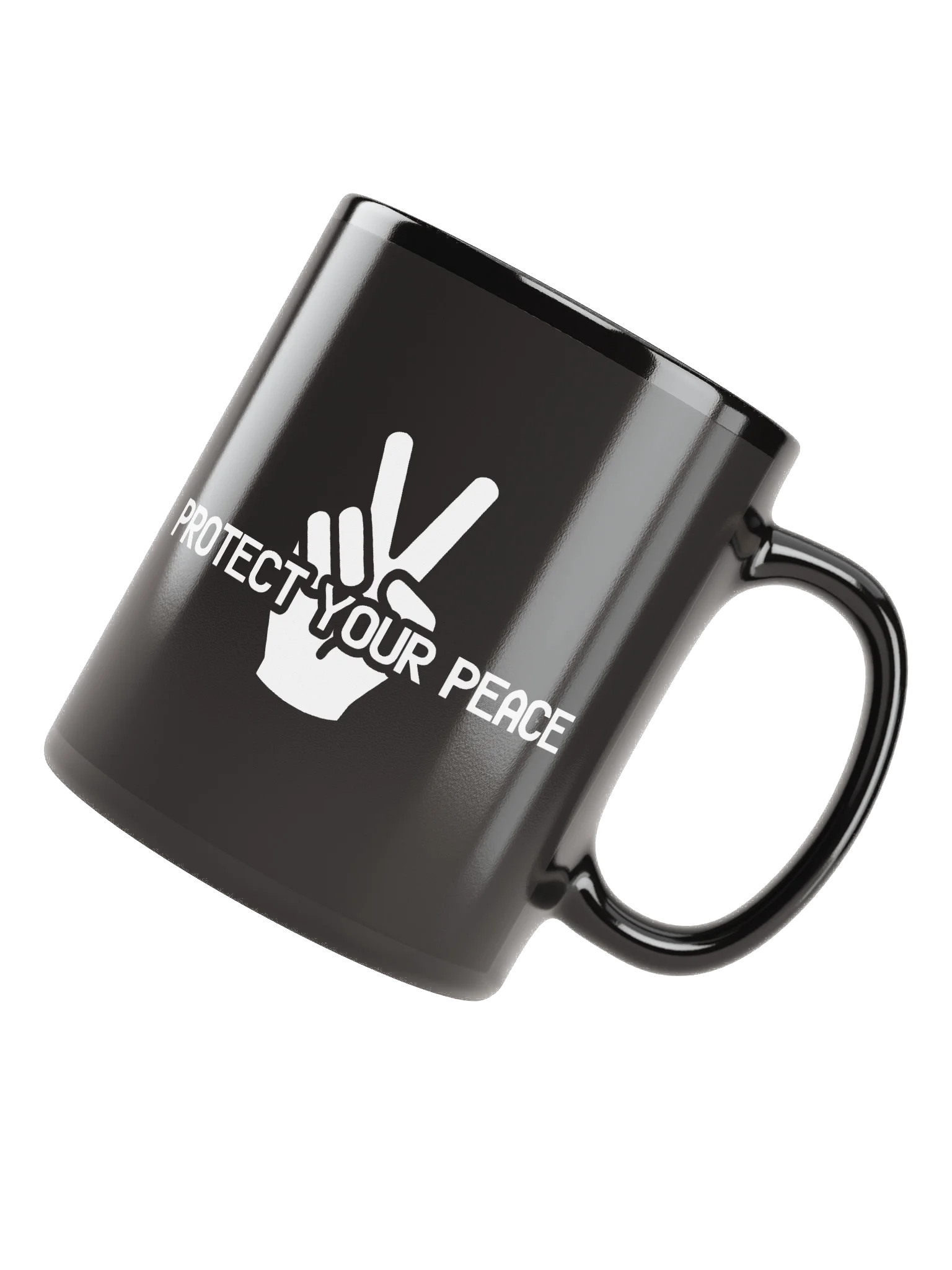 Protect Your Peace Black Mug product image (2)