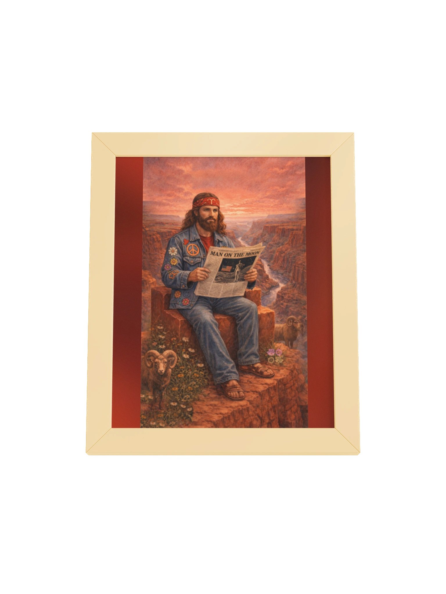 4 The Emperor Tarot Art Framed Poster product image (1)