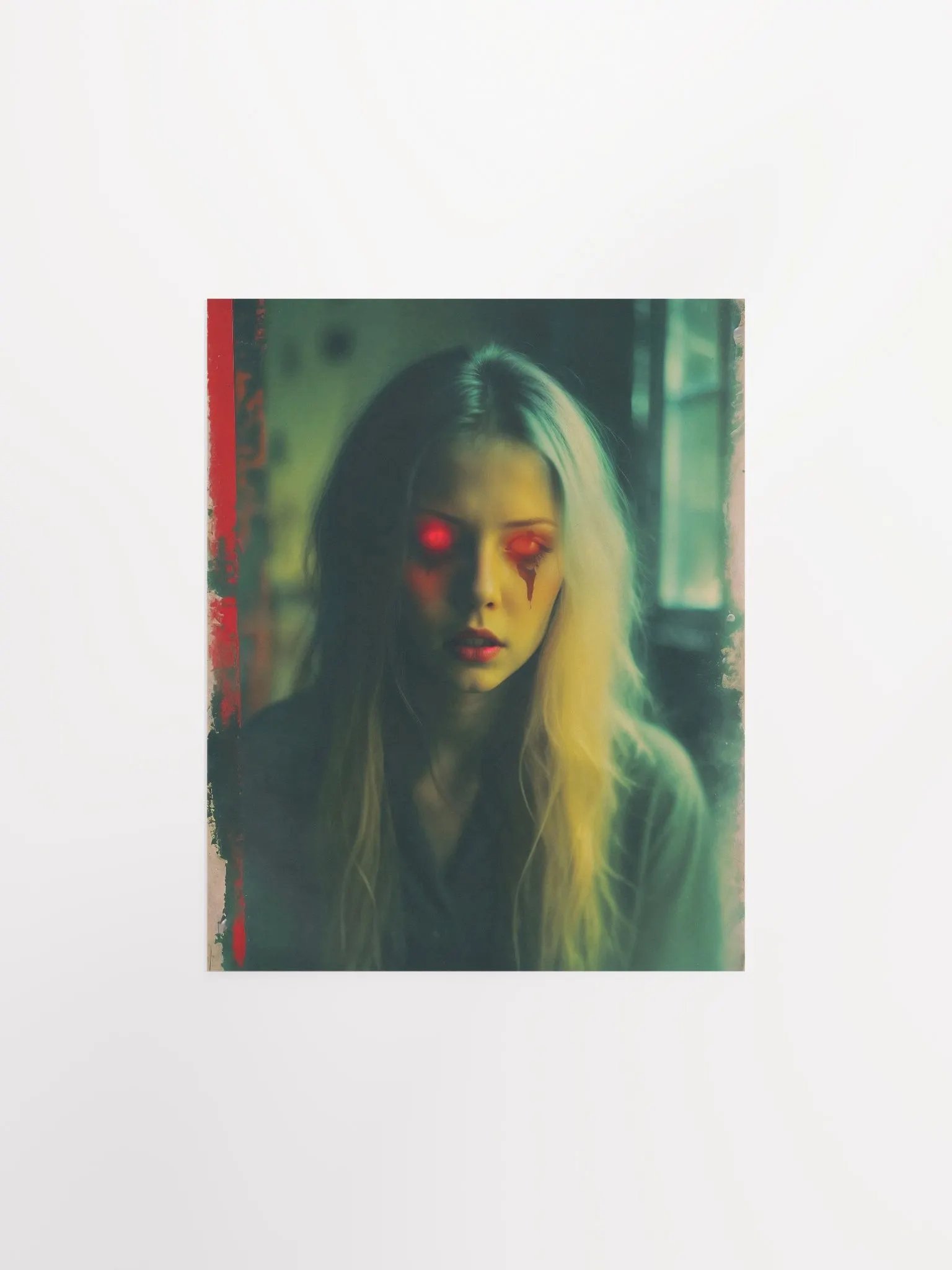 Blood-Red Gaze Matte Poster product image (6)