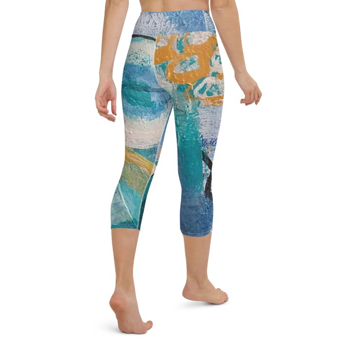 original artwork printed on yoga sports capri legginsg product image (2)
