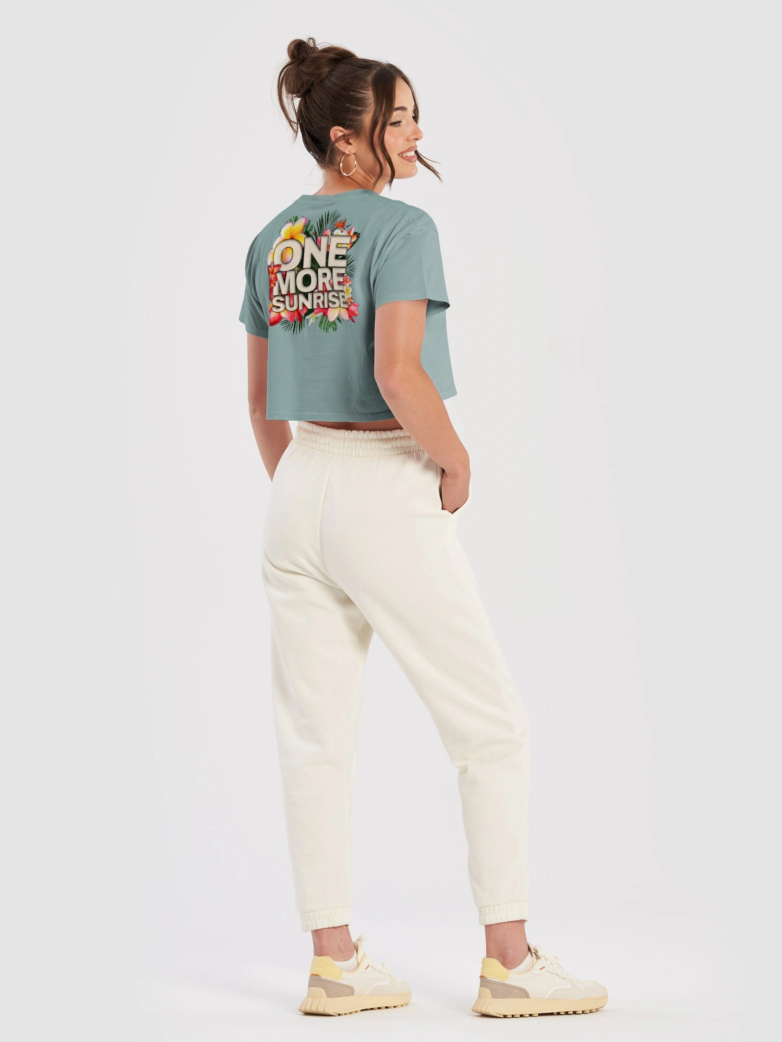 Floral One More Sunrise Crop Top product image (17)