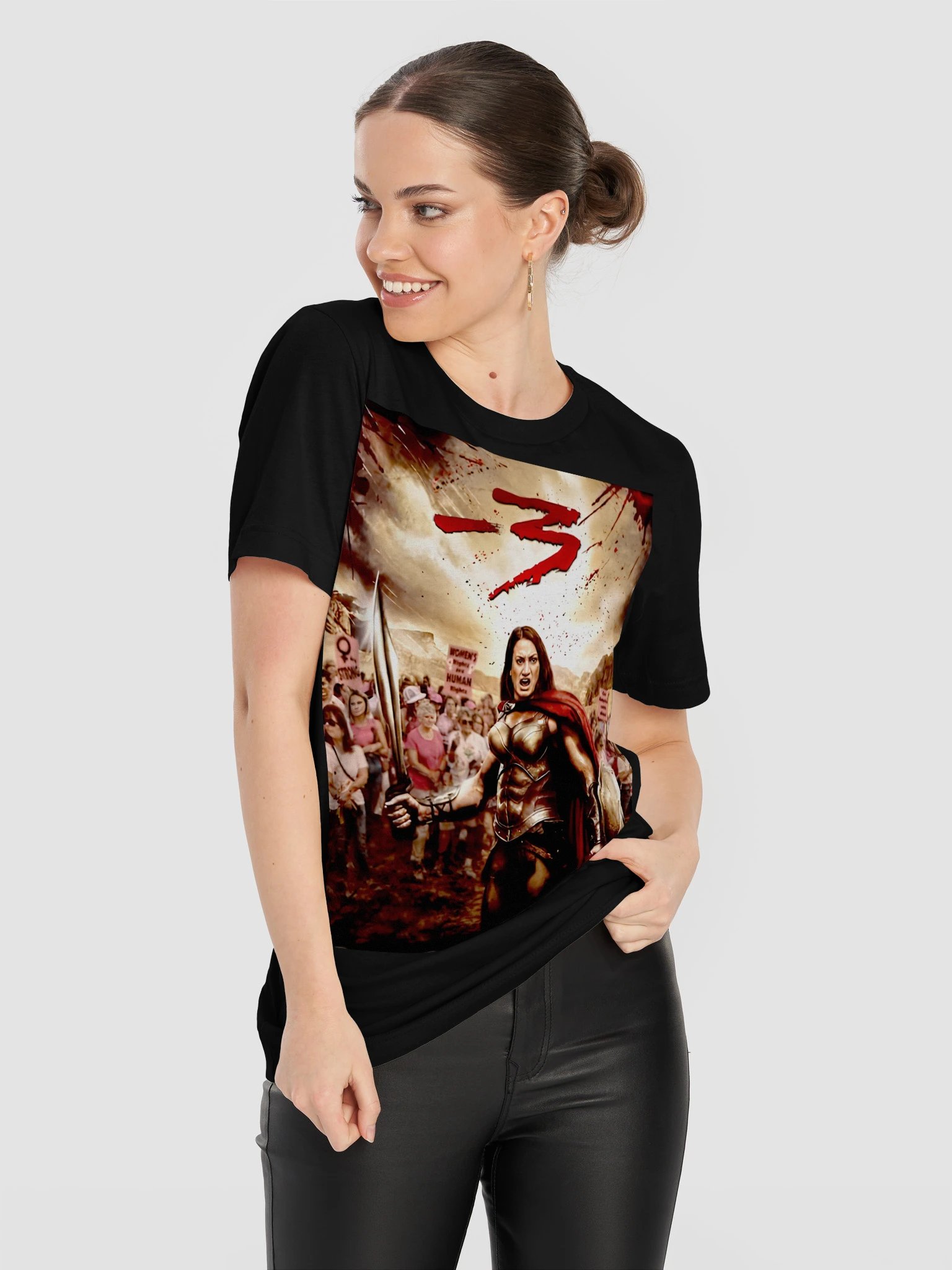 Minus 3 Spartan Warrior Parody IYKYK Tee product image (61)