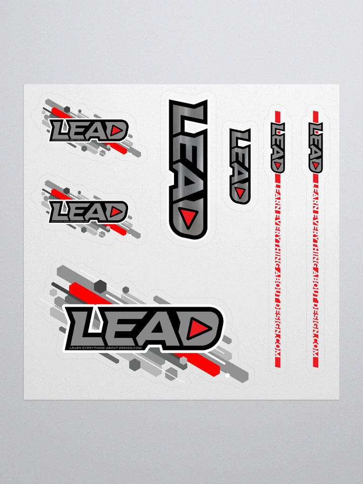 LEAD Sticker Sheet product image (1)