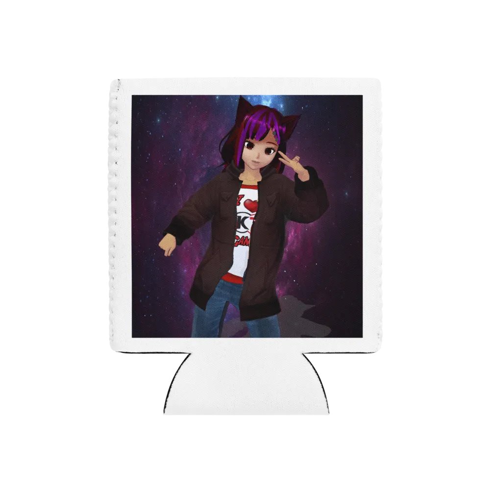 Cosmic Kitty Can Cooler product image (1)
