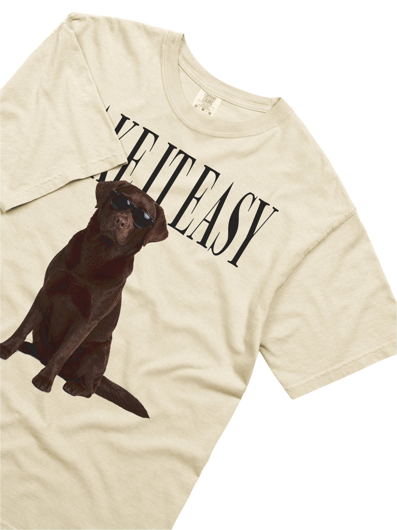 Take It Easy '90s Pop Vintage-Style T-Shirt for Labrador Retriever(Chocolate) Lovers product image (8)