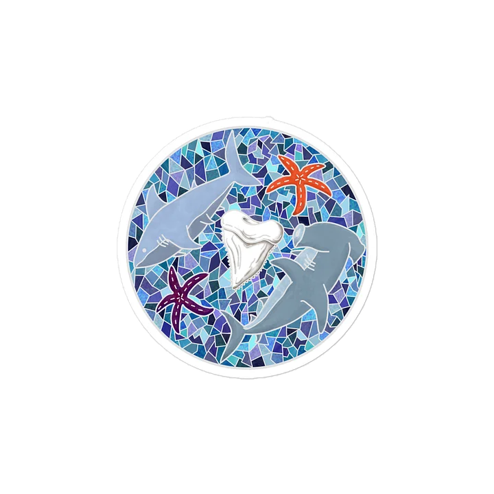 Mosaic Sharks Decal product image (2)