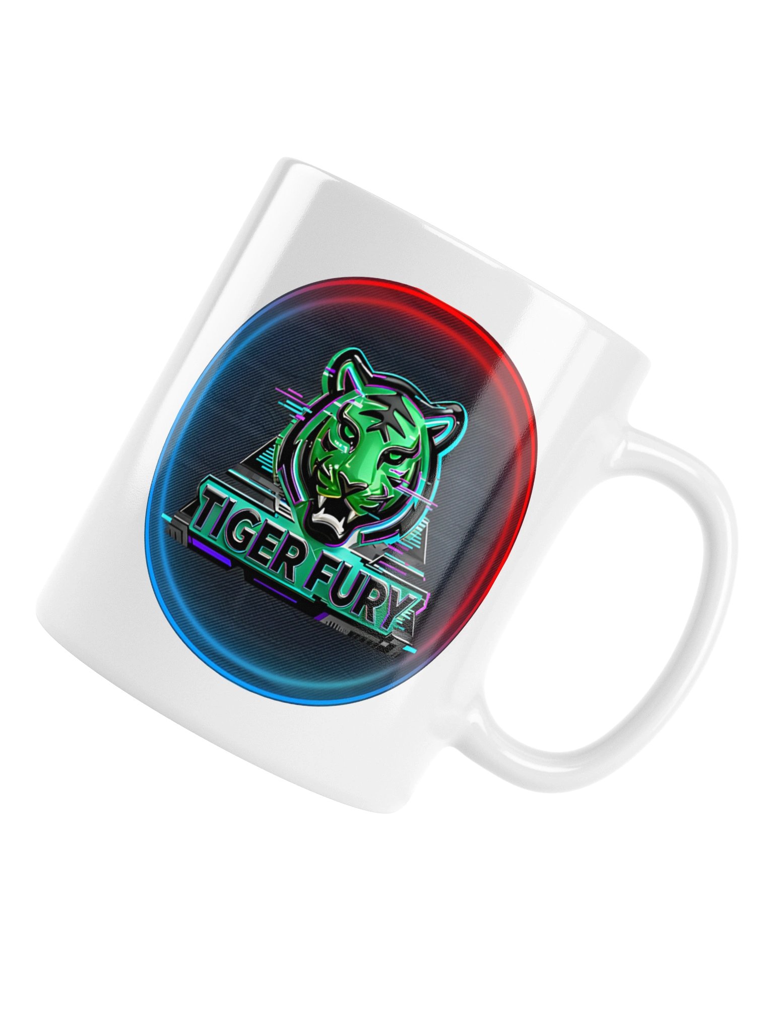 Tiger Fury Neon Tiger Mug product image (16)