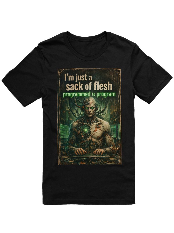 "I'm just a sack of flesh programmed to program" product image (1)