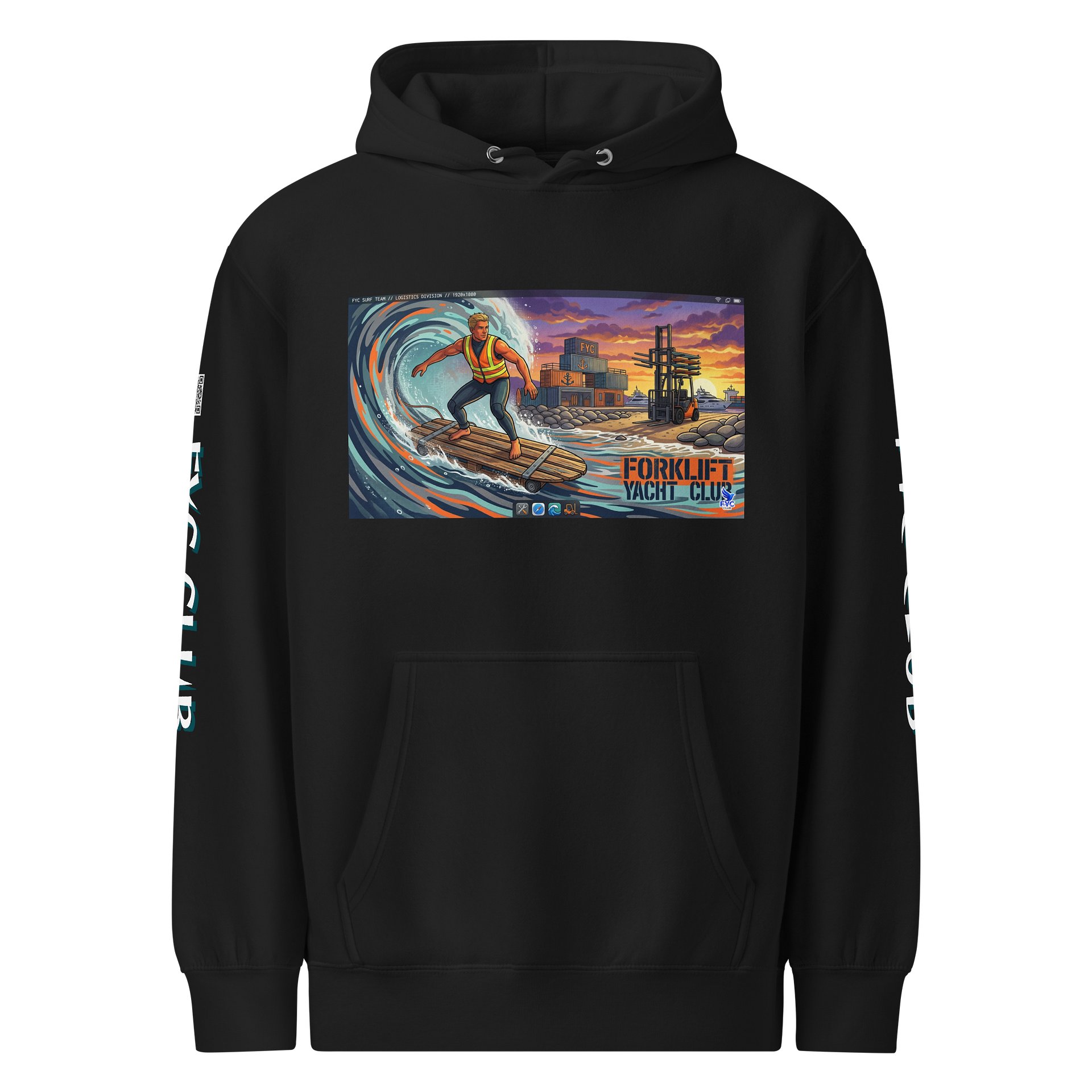 FYC CLUB - Surfing, the official hoodie product image (1)