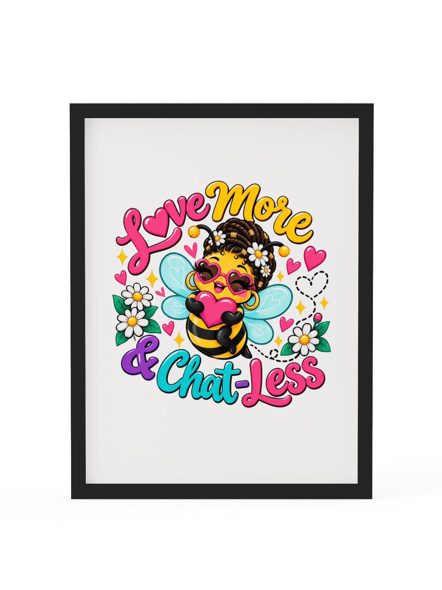 The Bee Print · Framed product image (1)